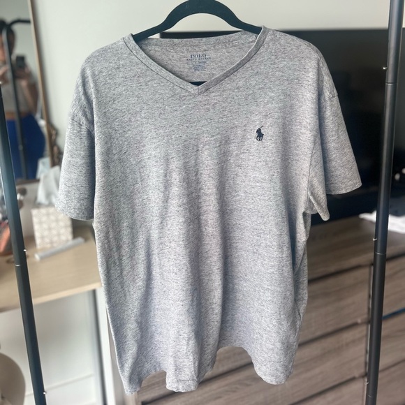 Polo by Ralph Lauren Gray Short Sleeve Tee - Picture 1 of 5